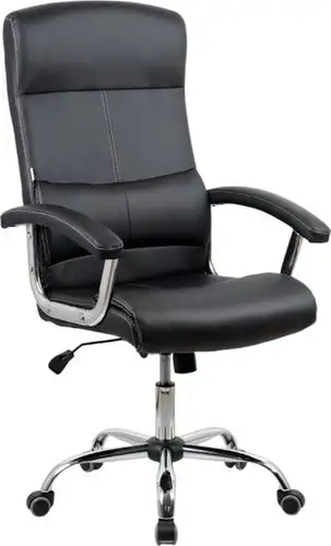 Офисное кресло King Style SHL-2 Sane PU Chrome (черный) – изображение в каталоге