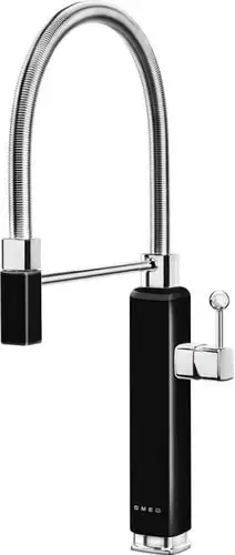 Смеситель Smeg MDF50BL (черный/хром) - изображение в каталоге
