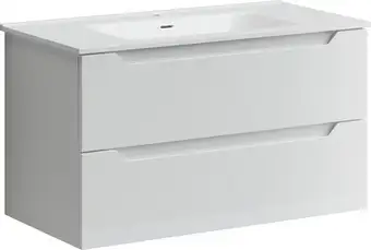 Sancos Тумба под умывальник Norma 2.0 NR2.090W (белый глянец) – изображение в каталоге