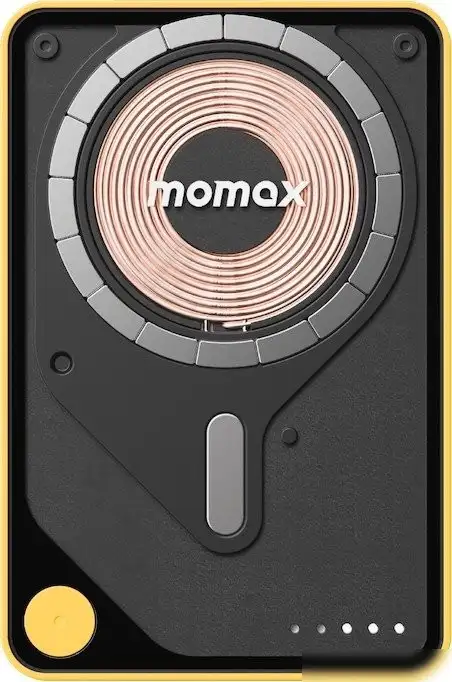 Внешний аккумулятор Momax 1-Power X Pro Magnetic Built-In USB-C IP131 5000mAh (желтый) – фото товара