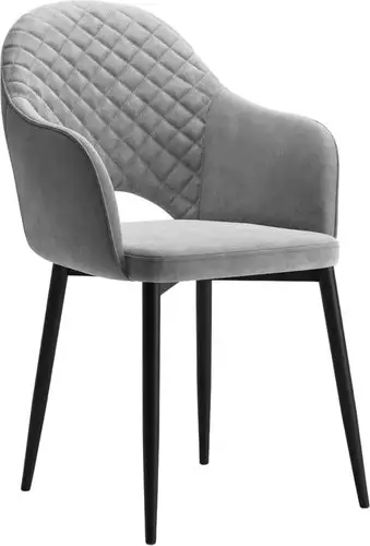 Стул с подлокотниками Табурет Кристи (бренди 22/каркас черный) – изображение в каталоге