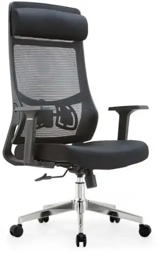 Офисное кресло SitUp Aura LUX Black Chrome (сетка Black/Black) – изображение в каталоге