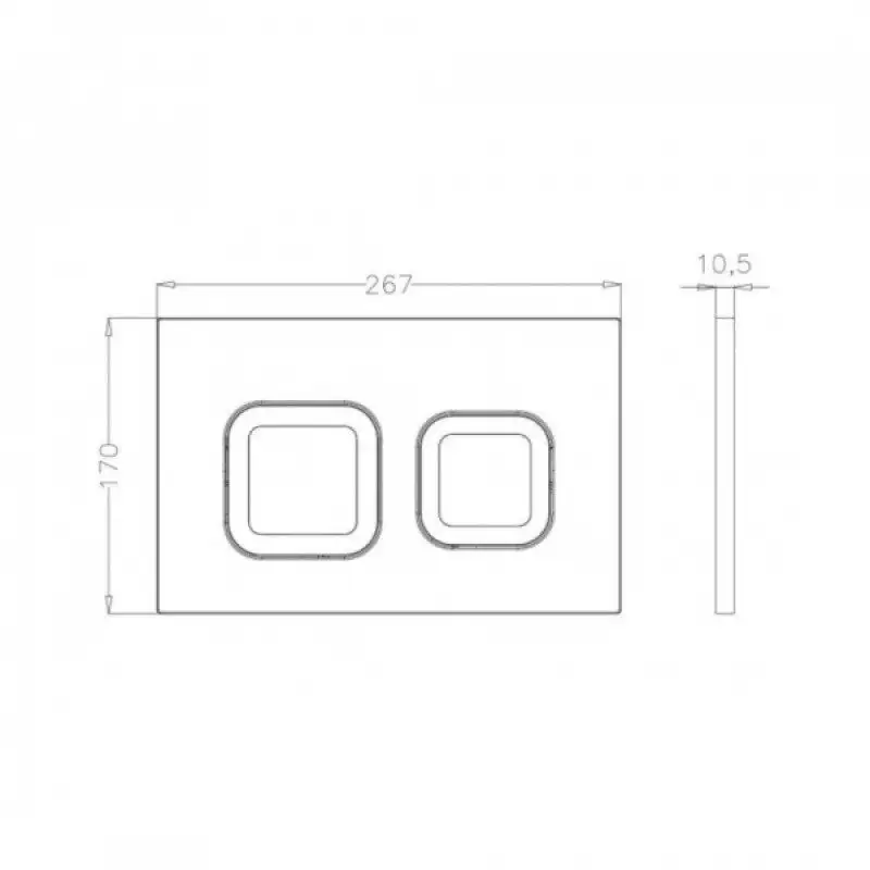 Панель смыва Bettoserb 40006471 – фото товара
