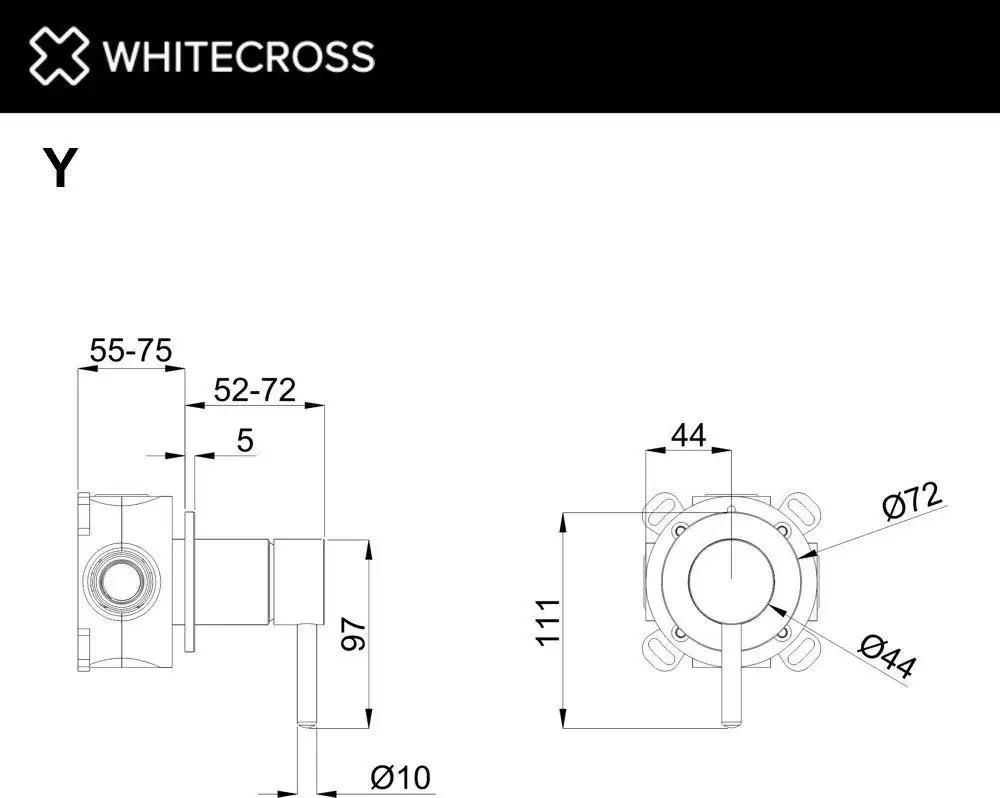 Смеситель Whitecross Y1241GLB (брашированное золото) - фото товара