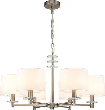 Подвесная люстра Escada Novella 641/6PL E14*60W Satin nickel – изображение в каталоге