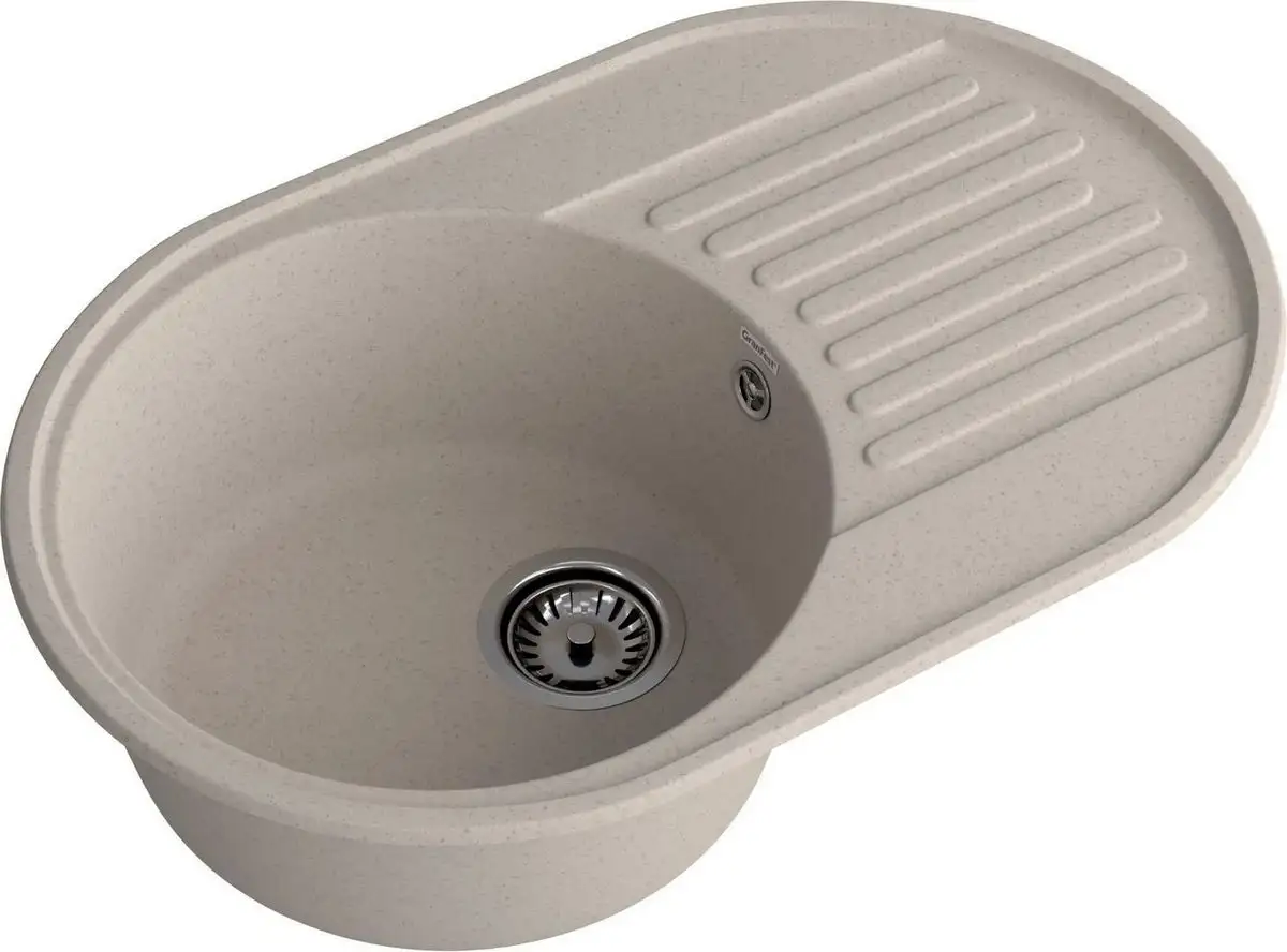 Кухонная мойка GranFest QUARZ 18 (песочный) - фото товара