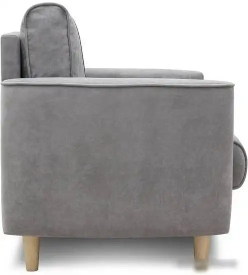 Интерьерное кресло Нижегородмебель Лора ТК 328 (ультра дав серебристый серый/бежевый) – фото товара