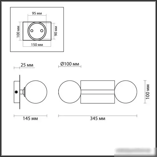 Бра Lumion Astrid 4566/2W – фото товара