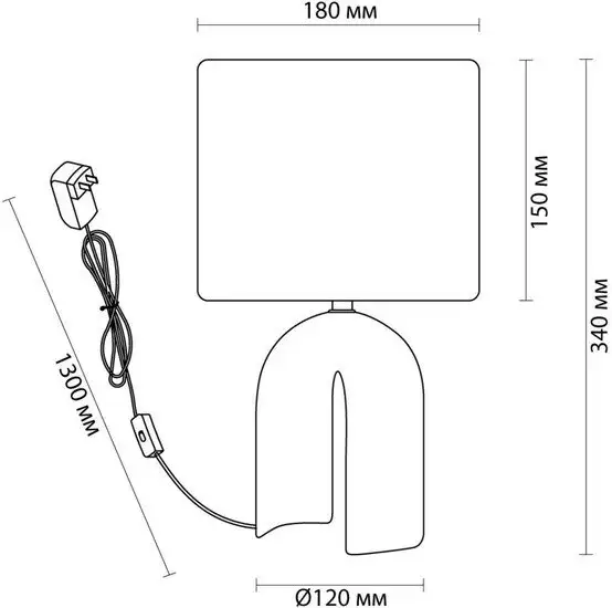 Настольная лампа Lumion Stacy 5660/1T – фото товара