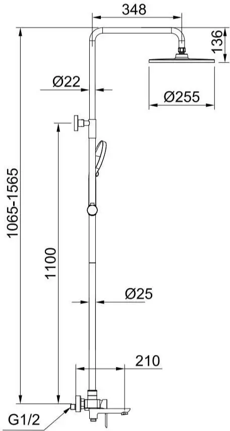 Душевая система Raglo R03.24 - фото товара