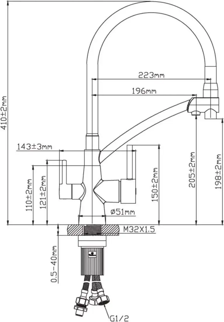 Смеситель Diadonna D49-19025SM - фото товара