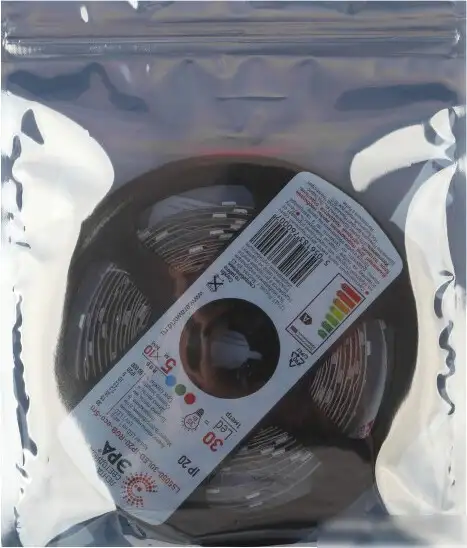 Светодиодная лента ЭРА LS5050-7,2-30-12-RGB-IP20-1year-5m – фото товара