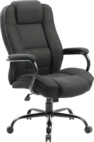 Кресло Brabix Heavy Duty HD-002 (ткань, черный) – изображение в каталоге