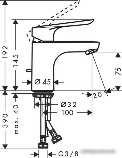 Смеситель Hansgrohe Logis E 70 71160000 - фото товара