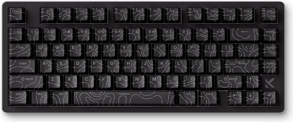 Клавиатура MCHOSE Jet 75 Hall Effect Black Topographic (Kailh Magnetic God Switch) – фото товара