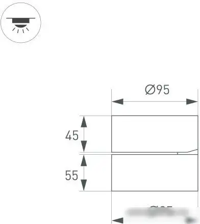Спот Arlight SP-RONDO-FLAP-R95-16W Warm3000 028156 – фото товара