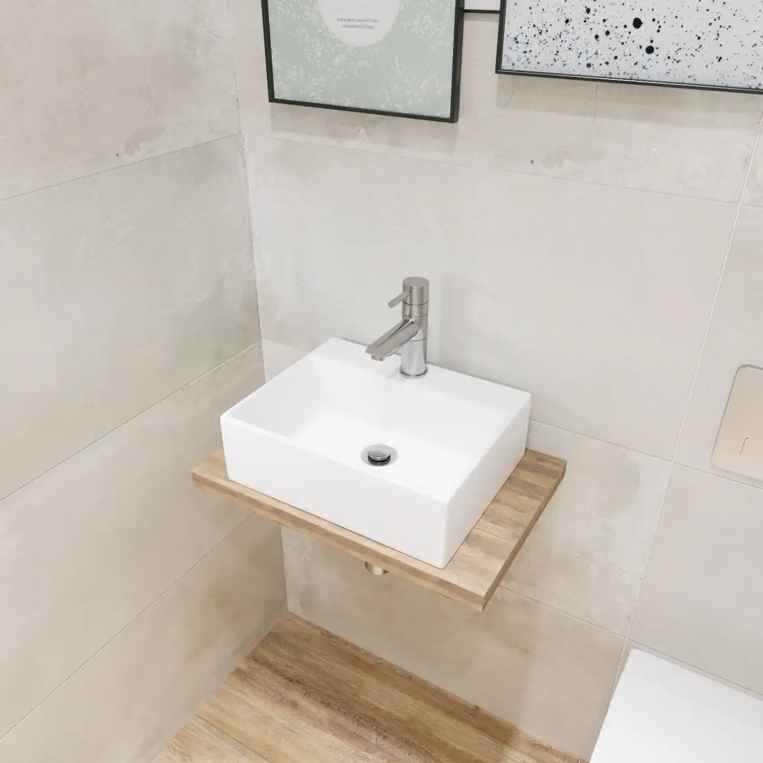 Умывальник Lauter 21344 + клапан 21190W - фото товара