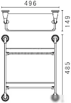 Art&Max Полка Bianchi AM-E-2611-D-Br – фото товара