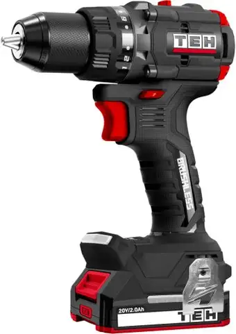 Дрель-шуруповерт TEH TDBL1020-2B (с 2-мя АКБ, кейс) – изображение в каталоге
