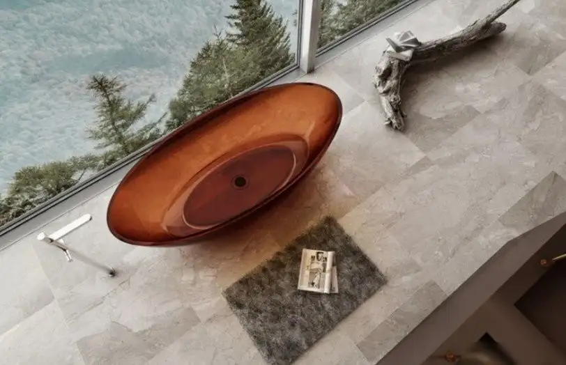 Ванна Abber Kristall AT9702 Opal (коричневый) - фото товара