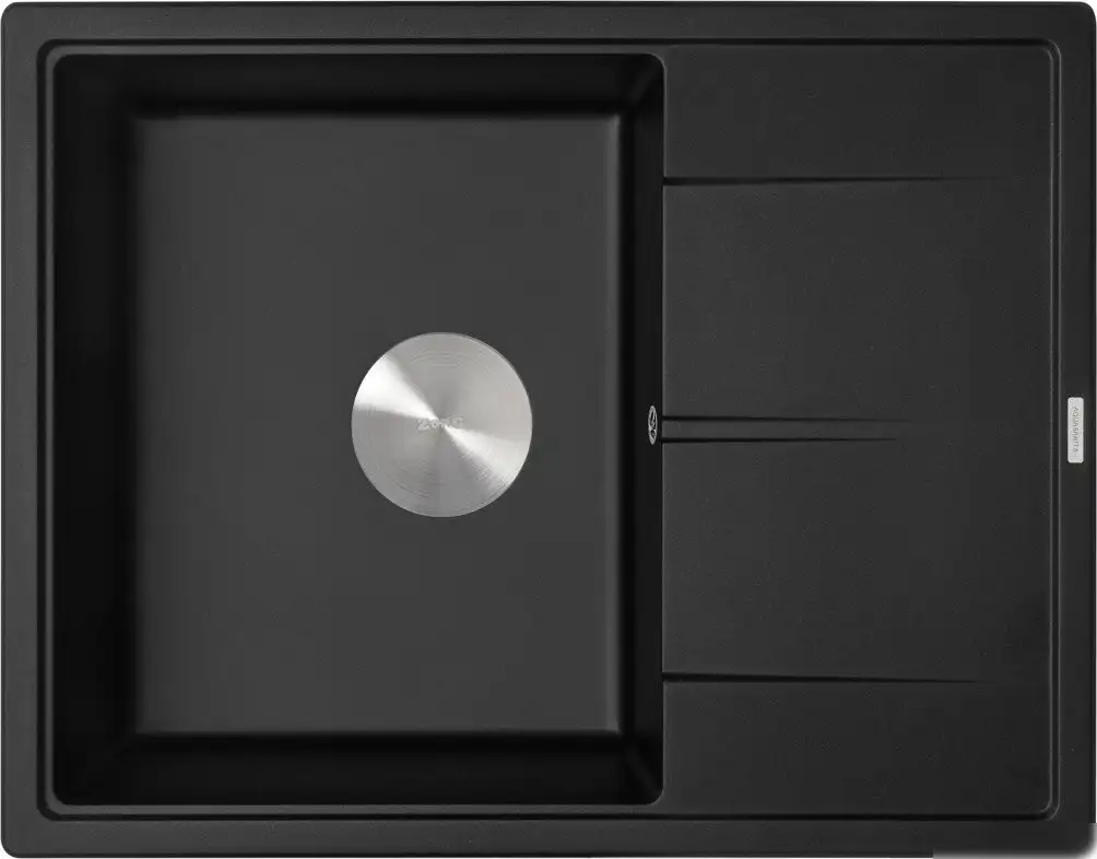 Кухонная мойка ZorG Rock 65 Premium black metallic - фото товара