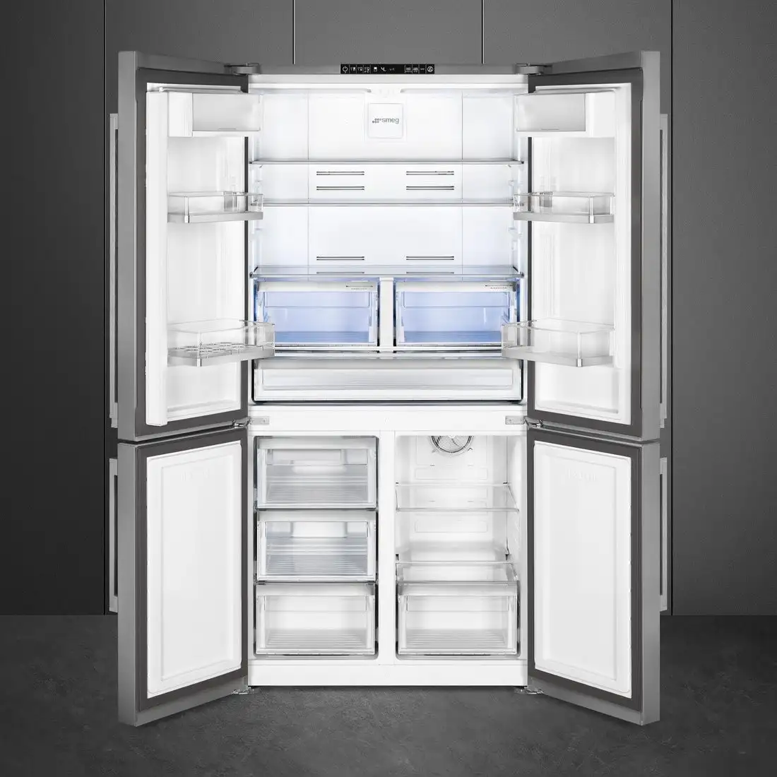 Четырёхдверный холодильник Smeg FQ60XE - фото товара