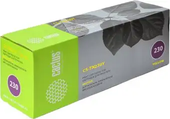 Картридж CACTUS CS-TN230Y (аналог Brother TN-230Y) – изображение в каталоге