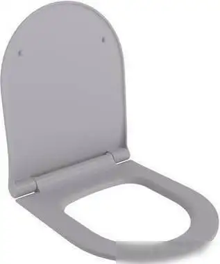 Унитаз Ambassador Abner 103T20301R (серый матовый, с тонким сиденьем) - фото товара