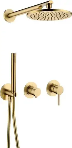 Душевая система Grocenberg GB5090 (золото матовый) - изображение в каталоге