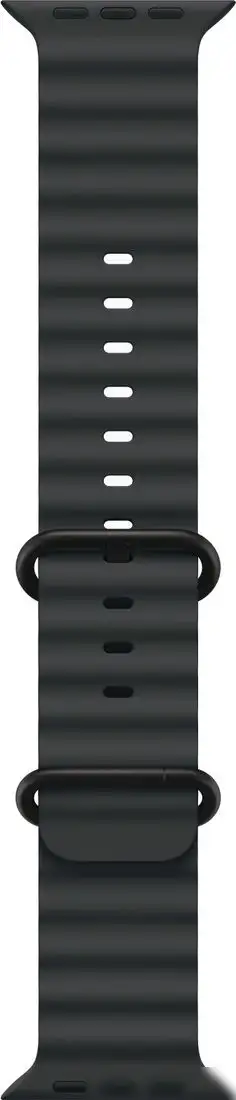 Умные часы Apple Watch Ultra 3 LTE 49 мм (титановый корпус, черный/черный, ремешок из эластомера) – фото товара