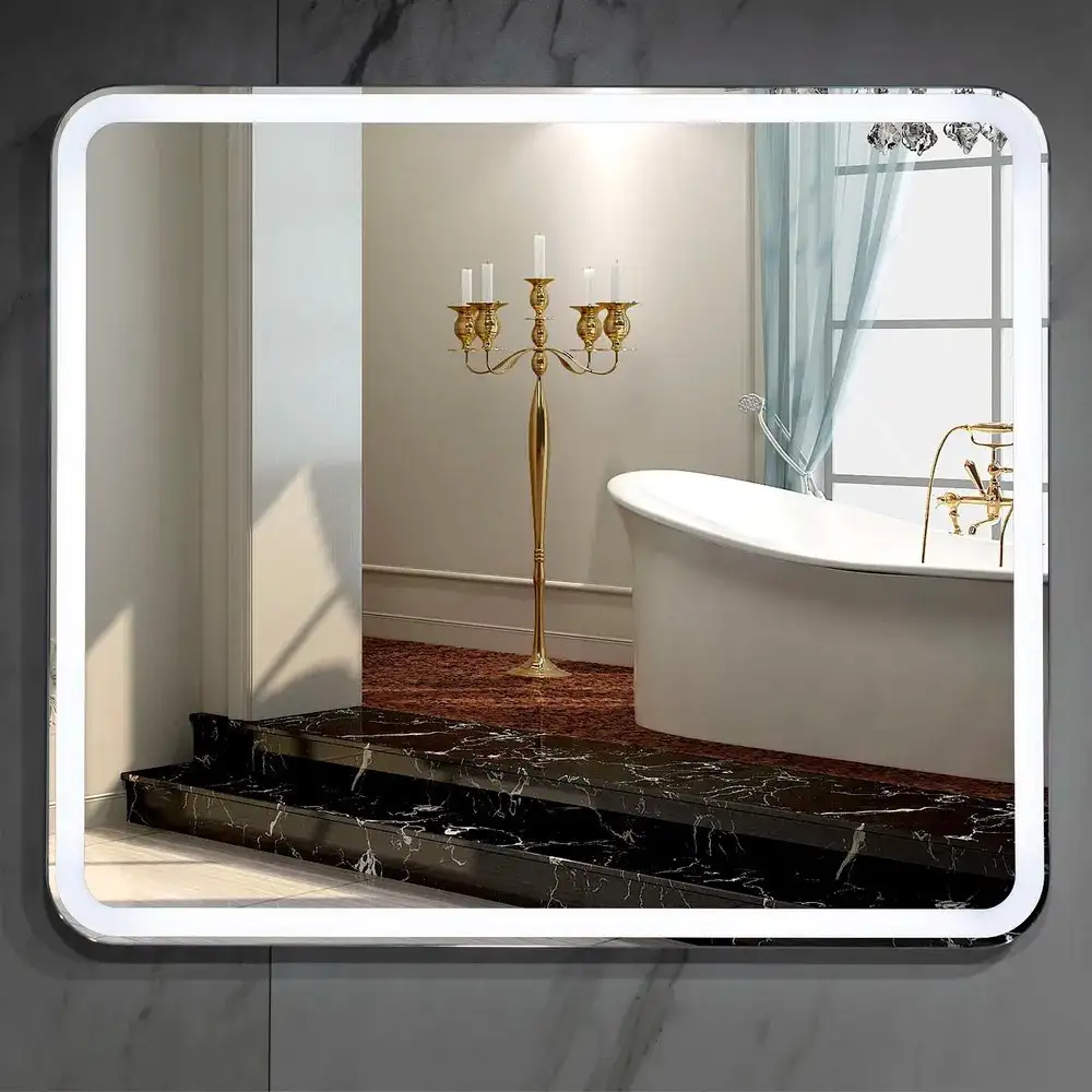 Пекам Зеркало Marta 1 60x50 marta1-60x50 (с подсветкой) – фото товара