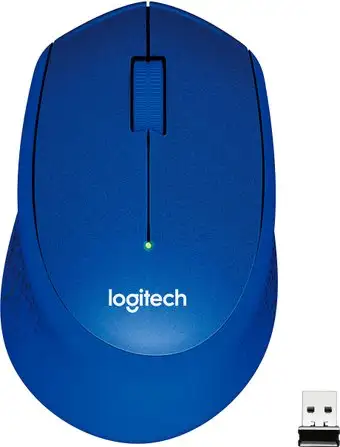 Мышь Logitech M330 Silent Plus (синий)