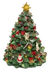 Елочка настольная Gisela Graham Nostalgia. Ель музыкальная 30947 – изображение в каталоге