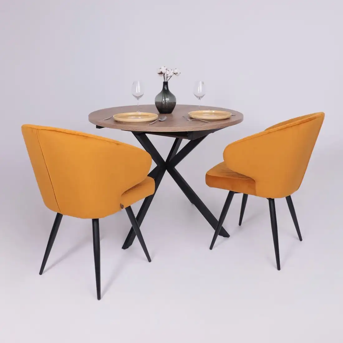 Стул Мамадома ROB-R1 360 (d16 Ochre Lux\черный)