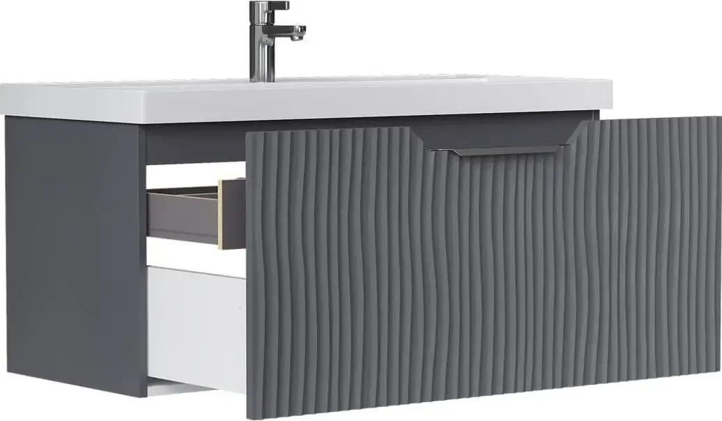 EQUIL Тумба с умывальником EQUIL Mirage 100.1Y 78857 (подвесная) – фото товара