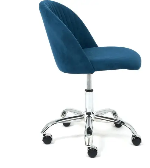 Кресло TetChair Melody (флок, синий) – фото товара