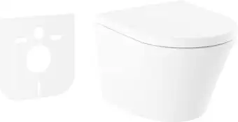 Унитаз Lavinia Boho Biore Rimless 21010006 (чаша, пневмокрышка, шум-я) - изображение в каталоге