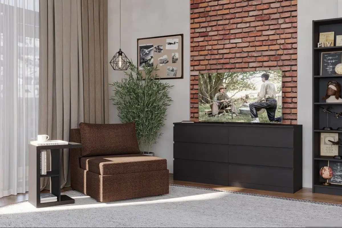 Кресло-кровать Mio Tesoro Такка Fotel 80 Z/F Falcone 16 (Brown) – фото товара