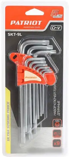 Набор ключей Patriot SKТ-9L (9 предметов) – фото товара