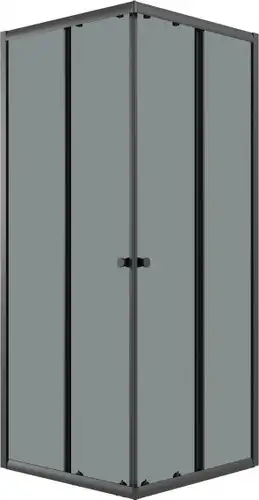Душевой уголок Niagara Eco NG-1009-14QT 90x90x190 (черный/стекло тонированное) - изображение в каталоге