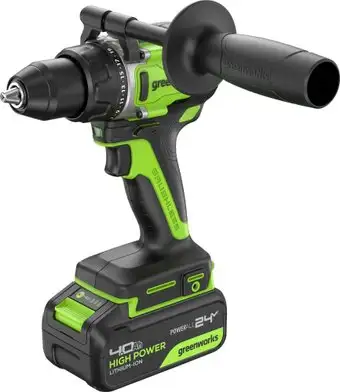 Дрель-шуруповерт Greenworks GD24DD90 3707507CUD (с 2-мя АКБ) – изображение в каталоге