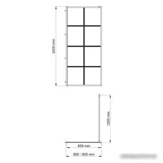 Душевая стенка Wasserkraft Glan 66W39 - фото товара