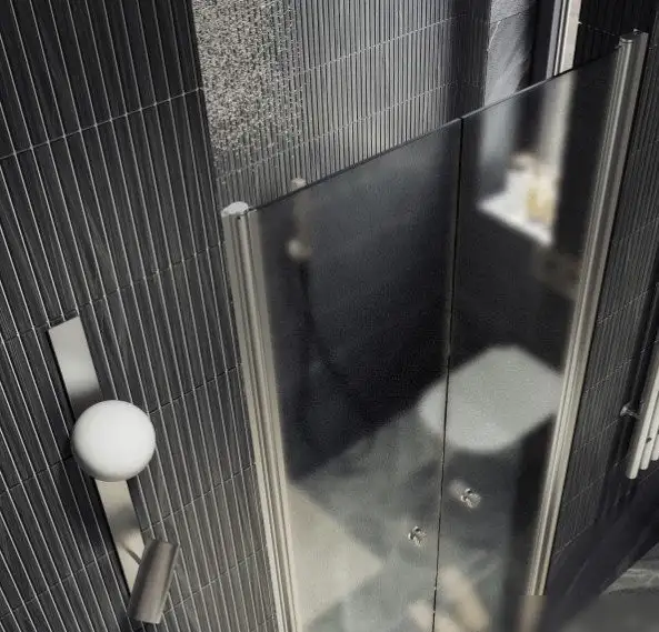 Душевая дверь MaybahGlass 198x99 MGD-445-5 (сатин стекло/хром матовый) - фото товара