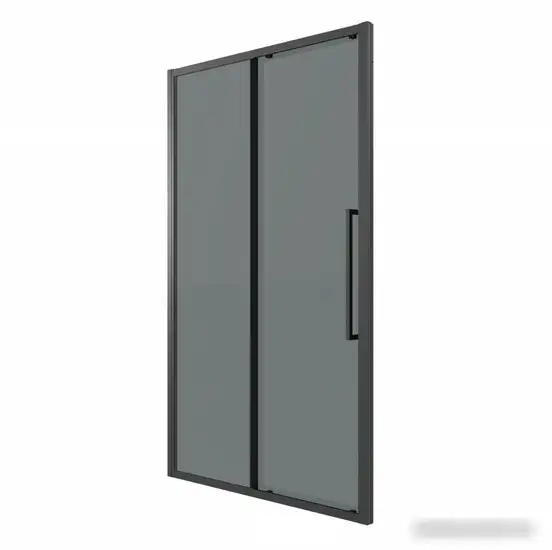 Душевая дверь Grossman Cosmo 110x195 100.K33.02.110.21.10 (черный матовый/стекло тонированное) - фото товара