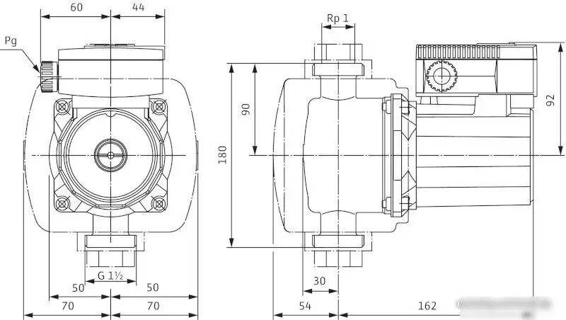 Циркуляционный насос Wilo TOP-Z 25/6 (1~230 V, PN 10, Inox) - фото товара