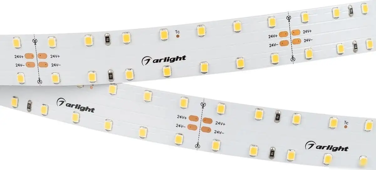 Светодиодная лента Arlight 22W/m 140Led/m 2835SMD теплый белый 4.7M RT-A140-20mm 24V Warm3500 028001 – фото товара