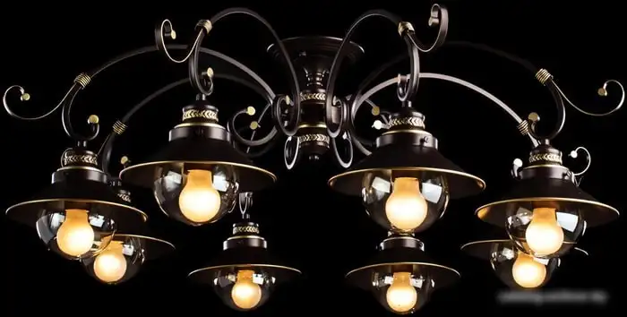Люстра средней высоты Arte Lamp Grazioso A4577PL-8CK – фото товара