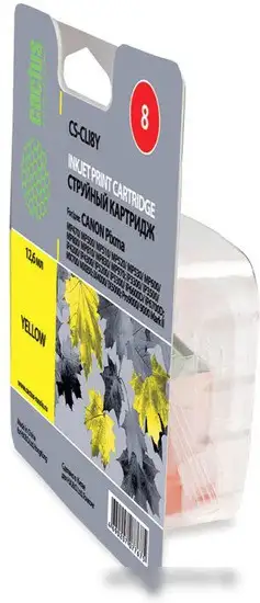 Картридж CACTUS CS-CLI8Y (аналог Canon CLI-8 Yellow) – фото товара