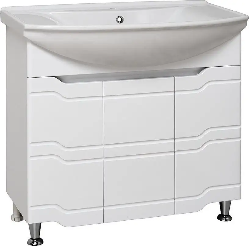 Runo Тумба с умывальником Runo Стиль 85 + Стиль 85 (напольная) – фото товара