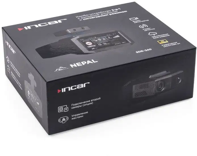 Видеорегистратор-радар детектор-GPS информатор (3в1) Incar SDR-245 Nepal / GPS – фото товара
